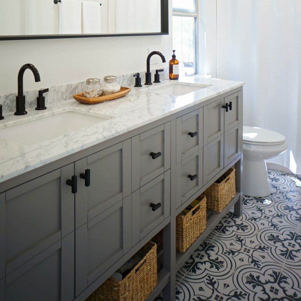 Bathroom Double Sink Countertops 3